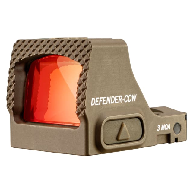 Vortex Defender-CCW 3 MOA Tan Micro Red Dot DFCCW-MRD3-T