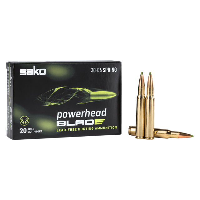 Beretta 30-06 Sprg 175gr Powerhead Blade 20rd Box JAS-PHB3006175B