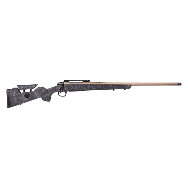 CASCADE™ LONG RANGE HUNTER - Smoked Bronze | Graphite Black w/ Smoked Bronze Web - 20 MOA Pic Rail -7mm MAG - 24" 5/8x24 CR3960F