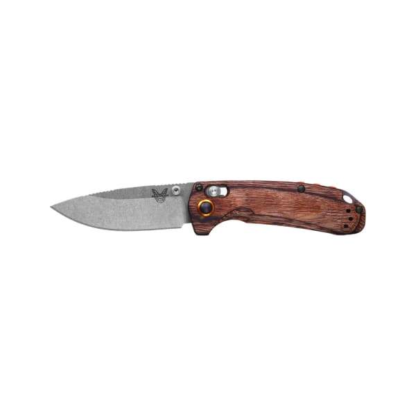 Benchmade North Fork AXIS Drop-Point Stabilized Wood Knife 15032