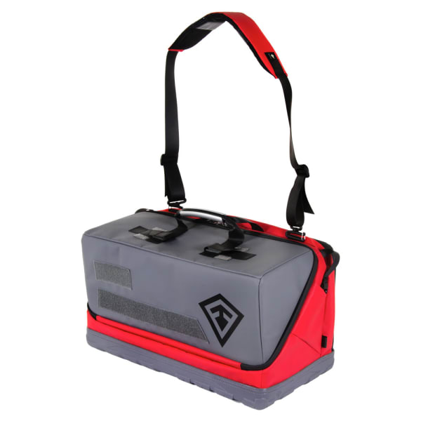 First Tactical Jump Bag Large 46.6L Red w/ Rubber-Molded Bottom &amp; Easy-Clean Exterior 180029-400-1SZ