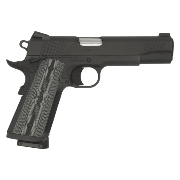 Colt 1911 Combat Unit Government Model .45 ACP 5" National Match Bbl Black IonBond Finish Pistol O1080CCU