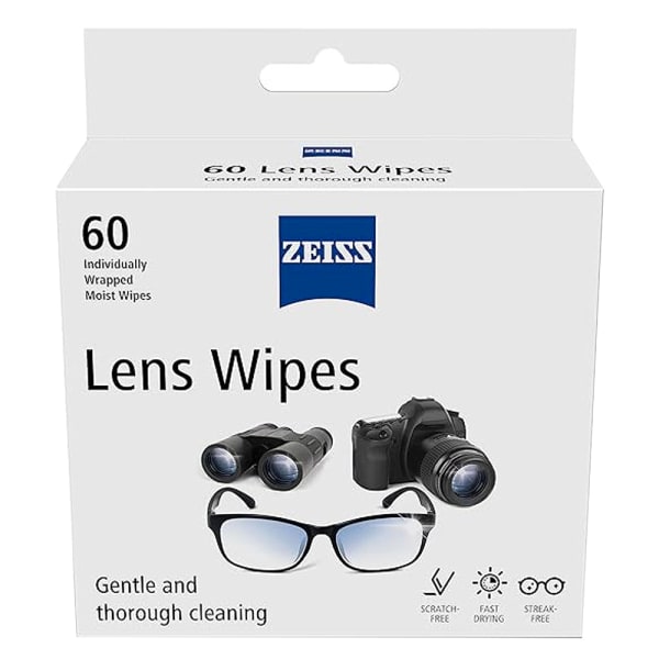 Zeiss 60ct Box Lens Care Wipes 2127-721