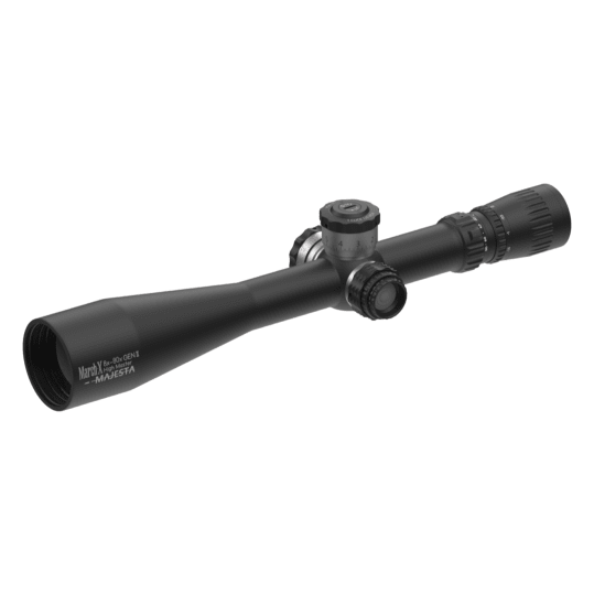 March-X Tactical "High Master" Majesta II 8-80x56mm SFP MTR-WFD 1/8MOA 6Level Illum Riflescope w/Mid Wheel &amp; Writable Turrets D80HV56WTIW-G2-MTR-WFD