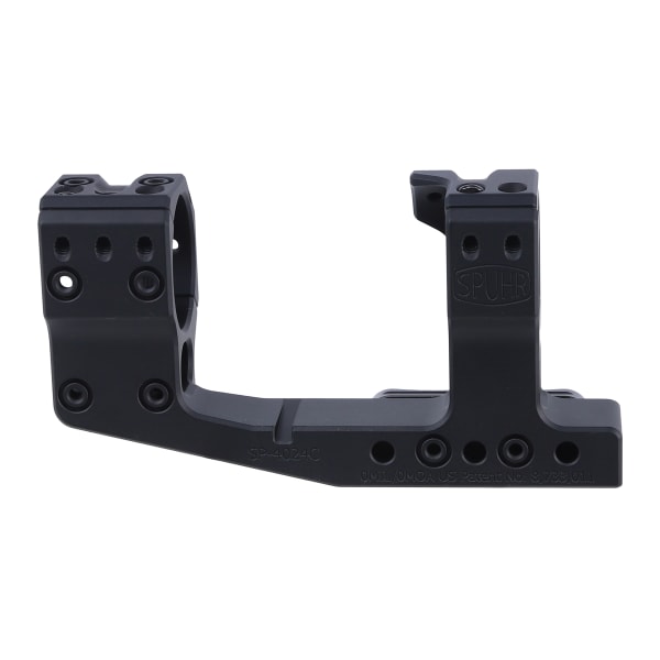 Spuhr Steel Side Clamp Picatinny Cantilever Scope Mount 34mm H48mm/1.89" 0MIL/0MOA PIC Gen3 SP-4024CM