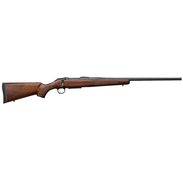 CZ-USA 600 Plus American 6.5cm 5rd 24" Bbl 9/16x24 Drilled &amp; Tapped Walnut Stock Rifle 07719