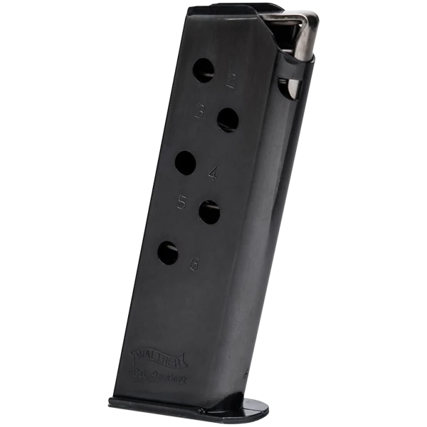 Walther PPK .380 ACP 6rd Standard Black Magazine 2246024