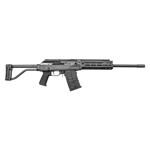 JTS M12AK-LWH 12ga 18.7" Bbl Skeleton Stock Semi-Auto Shotgun w/(2) 5rd Mags M12AK-LWH