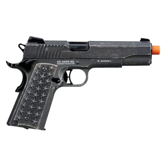 Sig Sauer 1911 6mm Airsoft Proforce We The People CO2 Blowback Slide AIR-PF-1911WTP
