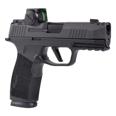 Sig Sauer P365 XMACRO Romeo-RS Compact 9mm 3.7" Bbl Striker Supp X-Ray 3 Poly Grip Black Pistol w/(2) 17rd Mag 365XCA-9-BXR3P-RS