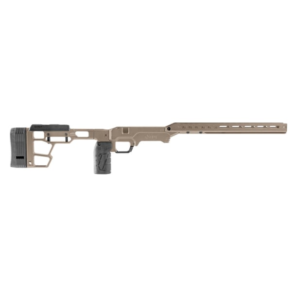 MDT LSS Gen3 Ruger American LA RH Competitor FDE Chassis System 115057-FDE