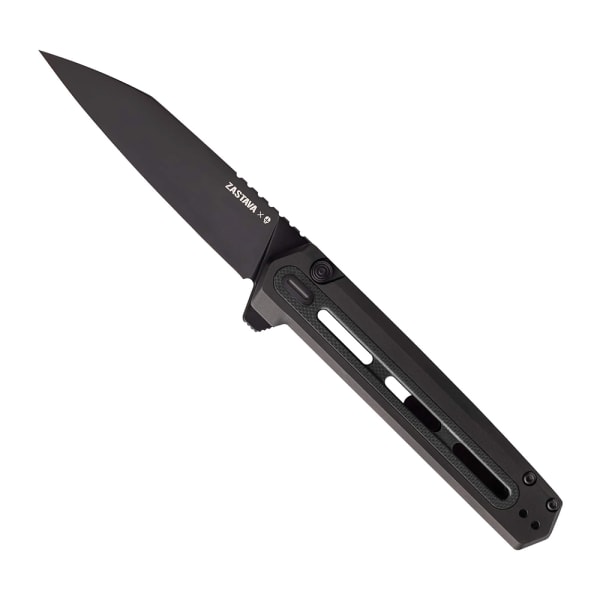 Tekto F4 Echo Black S35VN Blade Aluminum Handle Black G10 Inserts Black Accents Drop Lock Fine Edge Folding Knife F4R-T6GBK-S35BK5-A1