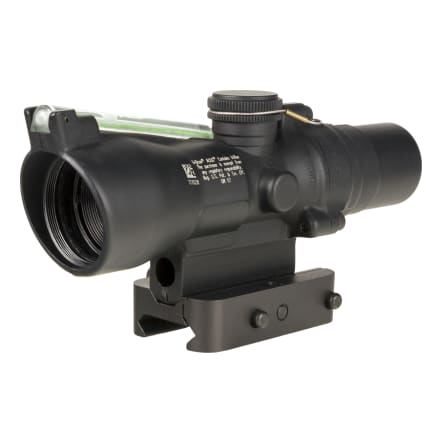 Trijicon Compact ACOG 2x20 Riflescope w/ Tritium &amp; Fiber Optic Green Illumination, .223 RTR Horseshoe Reticle, Q-LOC Picatinny Mount TA47-C-400416