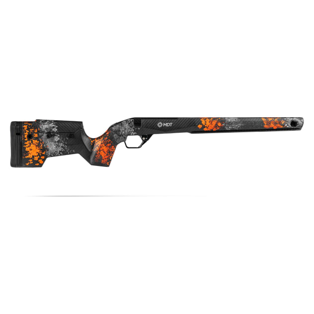 MDT CRBN Remington 700 Long Action RH Fixed ARCA Hunter Orange &amp; Grey Kit 116117-HOG