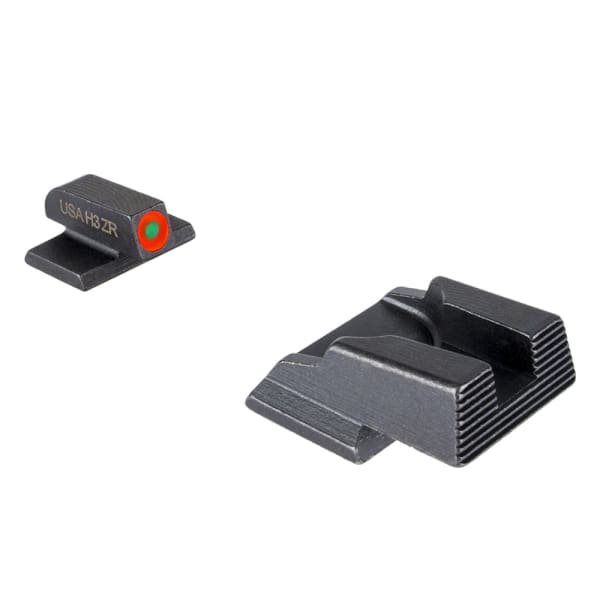 Ameriglo Protector Sight Set w/ Black Serrated Rear &amp; Green Tritium Dot with Orange Outline Front for S&amp;W Bodyguard 2.0 SWBG-436