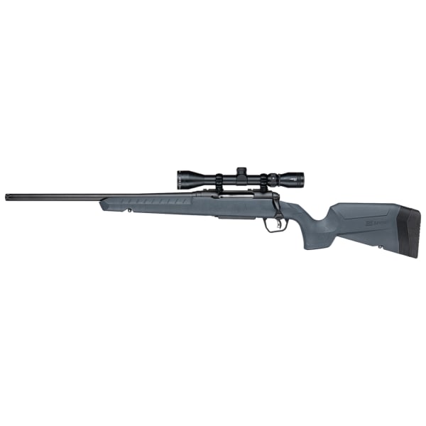 Savage Arms G4 Axis 2 XP Gray LH .22 CM 1:8" 1/2x28 20" Heavy Sporter Bbl Carbon Steel/Synth Matte BLK Rifle w/3-9x40 BDC Scope 33196