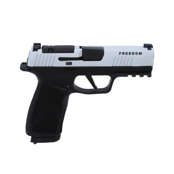 Sig Sauer Ltd Edt Freedom Series P365 9mm 3.7" Bbl X-Series 2-Tone Striker X-Ray 3 OR Poly Grip Pistol w/(2) 17rd Steel Mags TPUSA 365XCA-9-TWXR3-TP