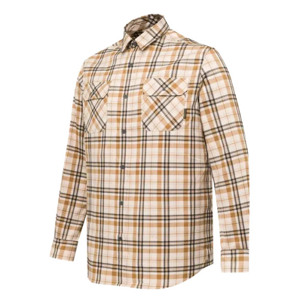Beretta Cadet Flannel Shirt Frontier Ivory Check LU991T243501D9
