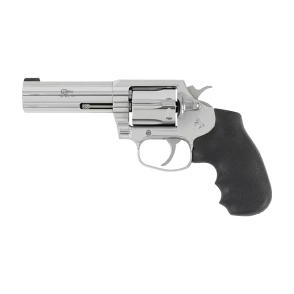 Colt Cobra .38 Special +P 4" Bbl Brass Bead Sight Hogue Grip SS Revolver COBRA-SB4BB