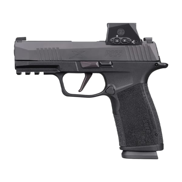 Sig Sauer P365-XMACRO Romeo-X SIG-LOC 9mm 3.7" Bbl Striker X-Ray 3 Sights Polymer Grip BLK Pistol w/(2) 17rd Steel Mags 365XCA-9-BXR3-RXSL