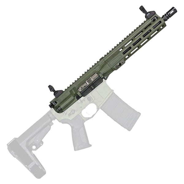LWRC ICMKII 5.56mm 10" 1/7" 1/2x28 OD Green Short Barrel Rifle Upper ICMKIIU5ODG10S