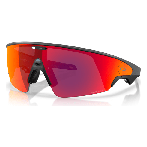 Oakley META Vanguard Black w/Prizm Road Rectangle Shield - Toric Lens 6.25x4.24 Nylon (Semi-Rimless) Sunglasses OW8001-01