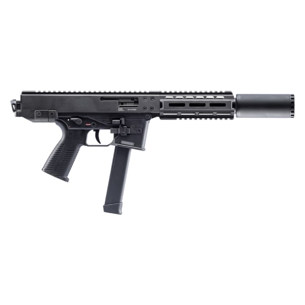 B&amp;T GHM9 SD FRT 9mm 4.3"Bbl Pistol with Glock Lower Receiver and Rare Breed 3-Position FRT w/Integrated Suppressor BT-450002-SD-G-US-KIT-FRT