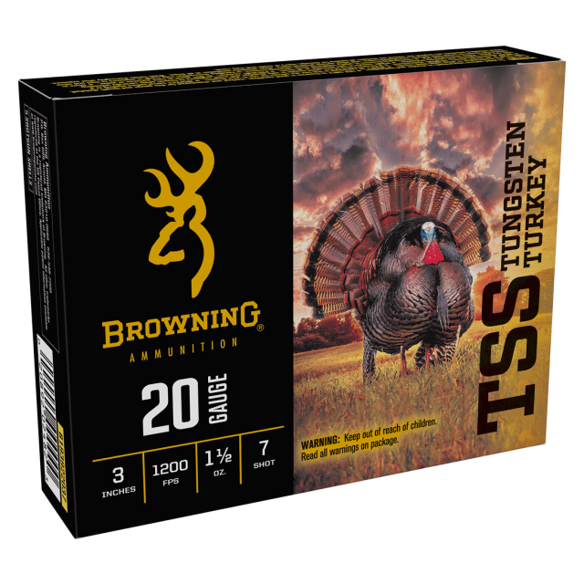 Winchester 20ga 3" #7 TSS Tungsten Turkey 1-1/2oz Box of 5 Shells B193922037