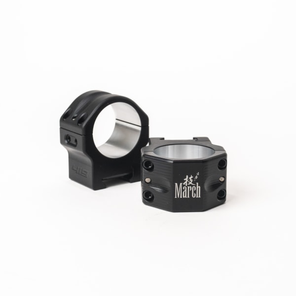 March Scopes Area 419 Match 34mm Tube 32mm High Scope Rings for Picatinny Rail MSR-MT-34-32