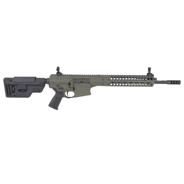 LWRC REPR MKII 7.62mm NATO 16.1" 1:10" 5/8x24 Spiral Fluted Bbl OD Green CA Compliant Rifle REPRMKIIR7ODGF16SCCAC