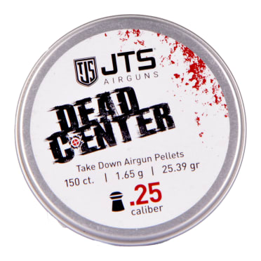 JTS Dead Center Precision .25 Cal 1.645g (25.39gr) Domed Pellets (150 ct) Bulk Package JAC102