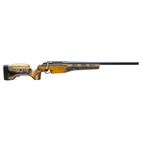Tikka T3X Sporter Blued Steel 6.5 Creedmoor NS 20 BBL 1:1/8 M18X1 TPI RH 5RD Laminate ADJ CHK / Oiled Orange J03355