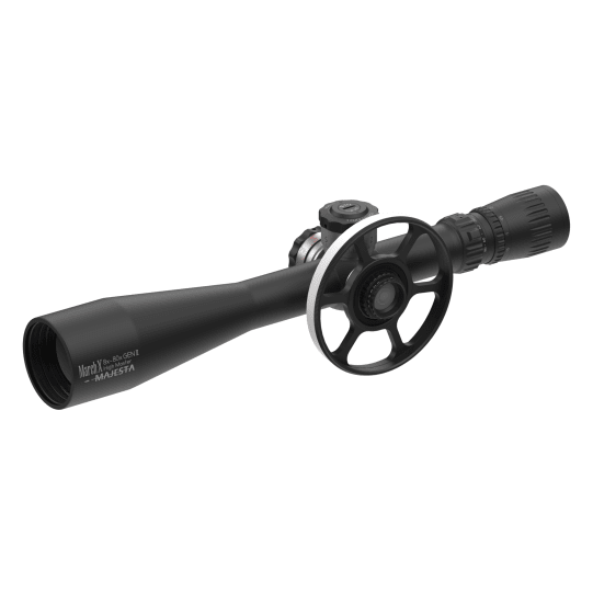 March-X Tactical "High Master" Majesta II 8-80x56mm SFP MTR-WFT 1/8MOA 6Level Illum Riflescope w/Mid Whl &amp; Writable Turrets D80HV56WTIW-G2-FTP-MTR-WFT