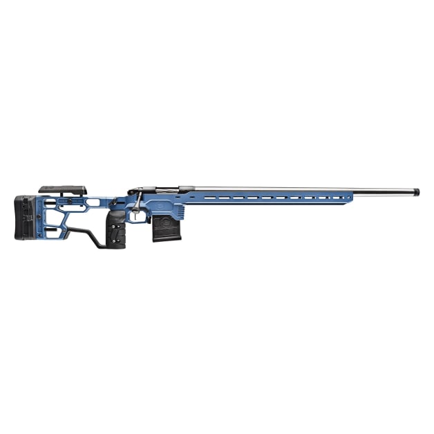 Bergara Premier Series Competition Elite 6mm GT 1:7.5 5/8x24 26" Bbl Flat Trigger Elite Chassis Titanium Blue Rifle w/(1) 12rd Mag BPR35-6GT