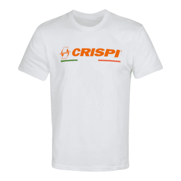 Crispi Italy Flag Logo White Italy-Flag-Logo-Shirt-WHT