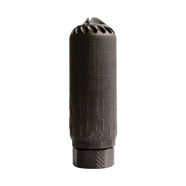 HUXWRX FLOW 556k L Black Magic Kit with 5.56 Quick-Detach 5.5" Inconel Suppressor and 1/2x28 Inconel Flash Hider M3819
