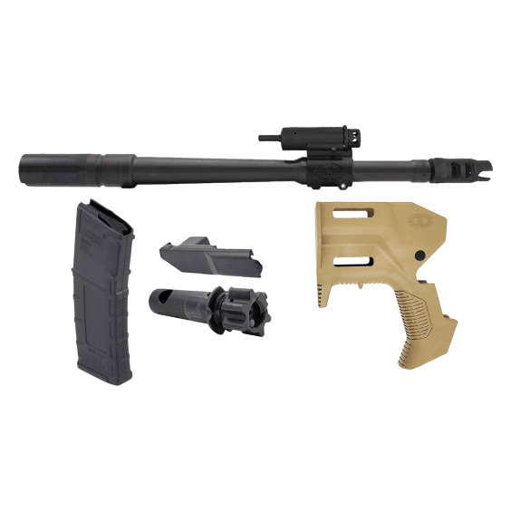 Desert Tech WLVRN Micron 300 Blk Conversion Kit w/ 11.5" Bbl, Bolt, Mag-Catch, 30rd Magazine, FDE Handguard WLV-CK-D1130-F