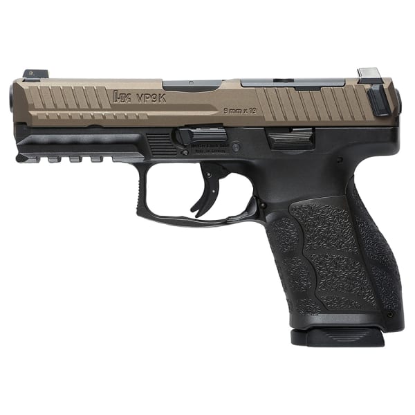 HK VP9A1 K 9mm 4" Bbl Optics Ready Midnight Bronze Pistol w/(2) 15rd Mags 81001299