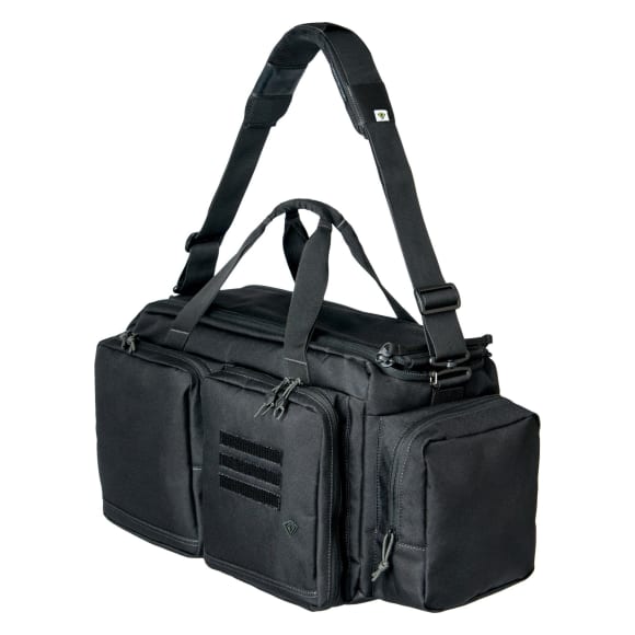 First Tactical Recoil Range Bag 40L  Black w/ Pull-Out Carrier &amp; YKK Zippers 180000-019-1SZ