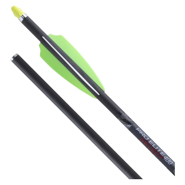 TenPoint Pro Elite 400 Select 20" Alpha-Nock HP .001" Yellow Carbon Arrows 6pk HEA-670.6