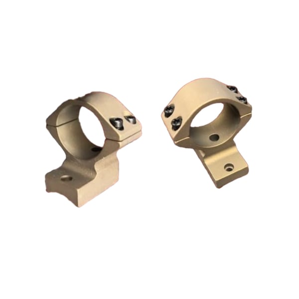 Talley 1" Howa 1500, Mini, Weatherby Vanguard (Low) (Burnt Bronze) Alloy Lt. Wt. Ring Base Combo BB930734