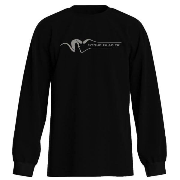 Stone Glacier Classic Long Sleeve T-Shirt Black 60238-BK
