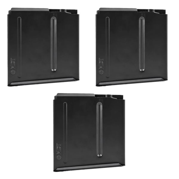 MDT 3-Pack LA 30-06 3.715 5rd Blk Metal Magazine Bundle 104269-BLK-MDT-KIT-3X