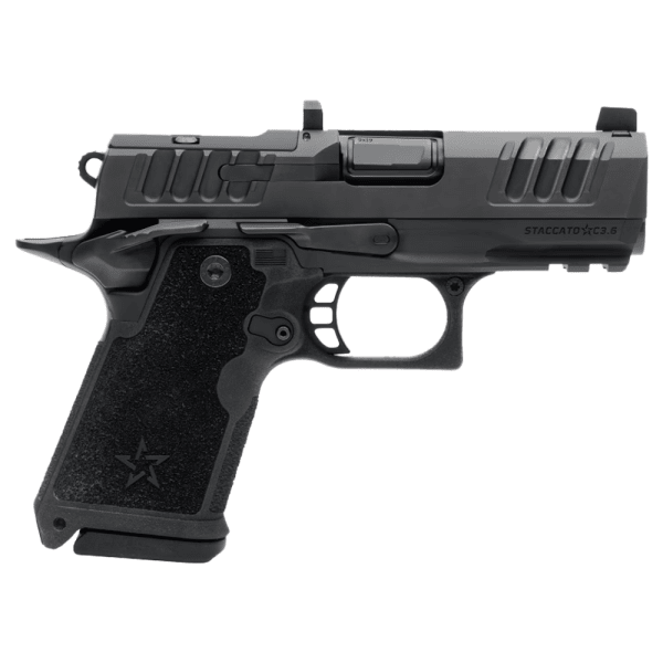 Staccato HD Preferred C3.6 DLC Barrel Trijicon Night Sight MA &amp; CA Compliant Pistol w/(3) Mags 20-2601-001107