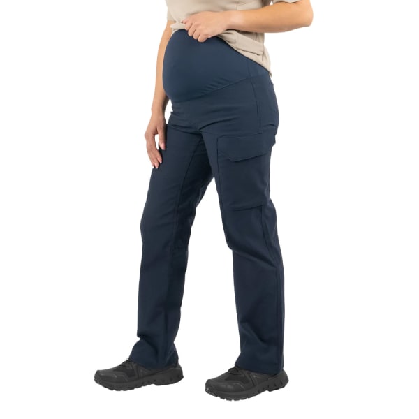 First Tactical Women's V2 Tactical Maternity Pants 2-Way Stretch Water Resistant Double-Dyed Khaki 124011M-055