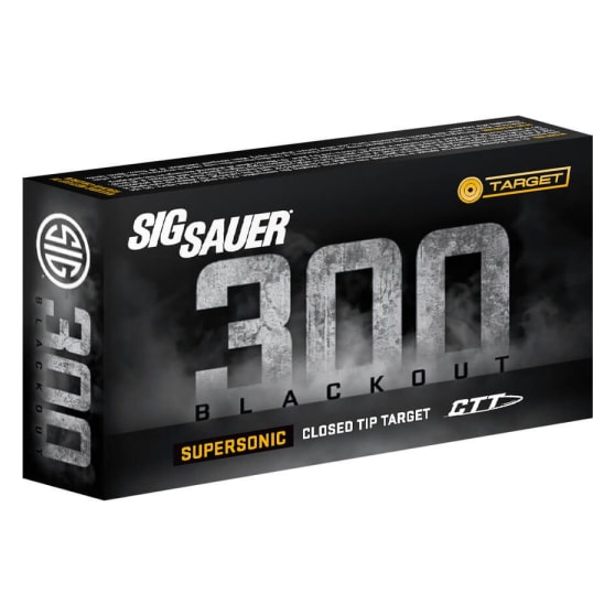 Sig Sauer SIG .300 Blackout 125gr CTT Supersonic Ammunition (20/Box) C300B1-20