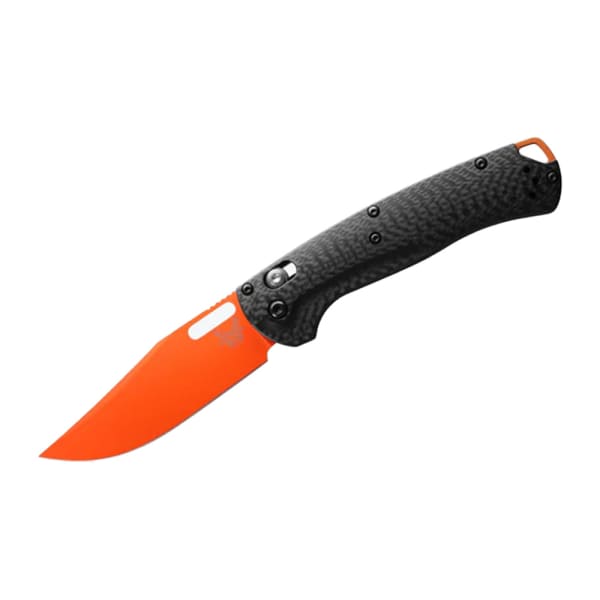 Benchmade Taggedout AXIS Clip-Point Black Carbon Fiber Knife 15535OR-01