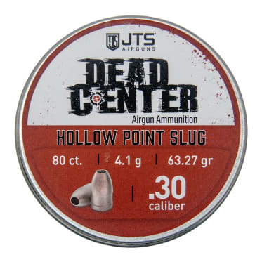 JTS Dead Center Precision .30 Cal 4.1g (63.27gr) Hollow Point Slugs (80 ct) Bulk Package JAC201
