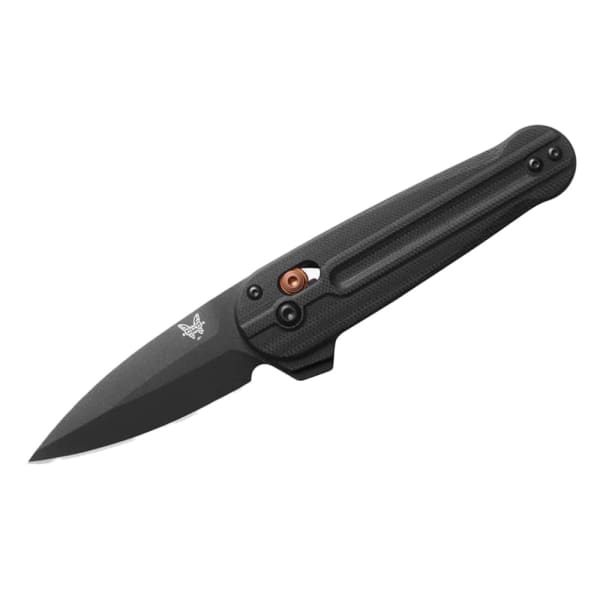 Benchmade Lowden AXIS Stud Spear-Point Stainless Steel Black G10 Knife 491-02