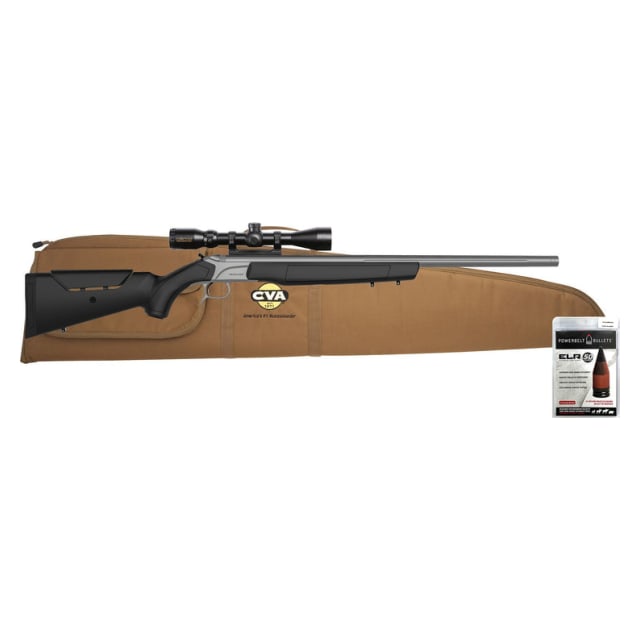 ACCURA™ MR-X - Stainless Steel | Black - KonusPro 4-12x44 IR BDC Reticle - .50 cal - 26"bbl  - 3/4x24 PR3241SSCP